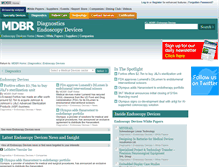 Tablet Screenshot of endoscopydevices.medicaldevices-business-review.com