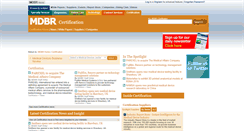 Desktop Screenshot of certification.medicaldevices-business-review.com